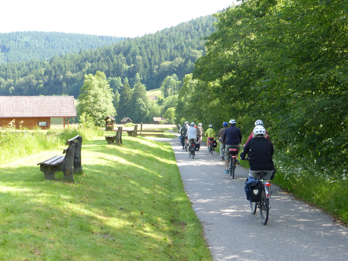 fahrrad fahren von rheda nach herzebrock